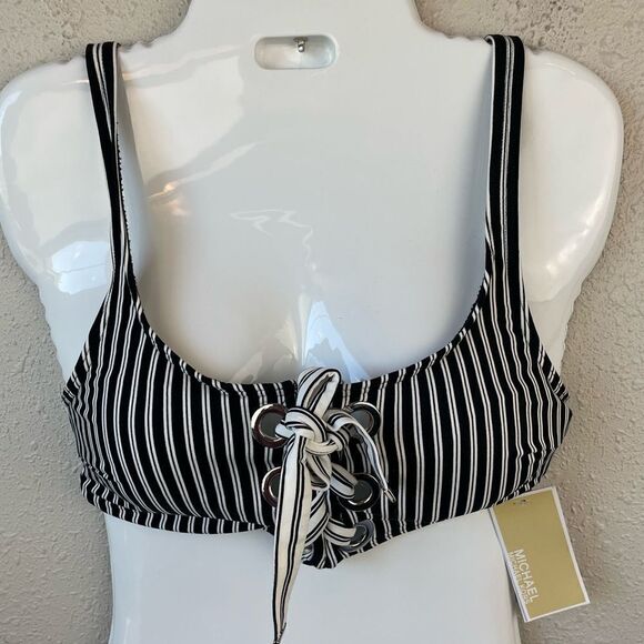 NWT MICHAEL Michael Kors Bikini Top Size XS - Picture 1 of 3